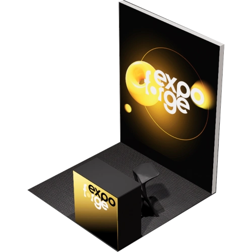 Messestand 2×2, 1 Wand, Standard