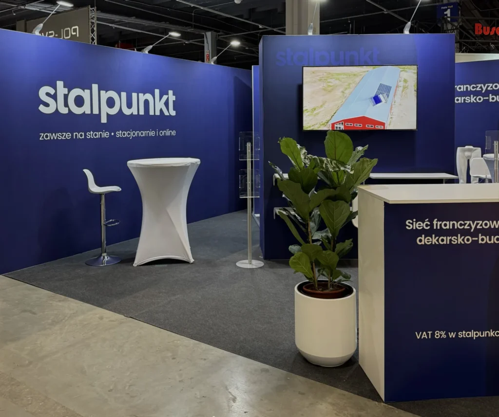 STALPUNKT. Proste i funkcjonalne stoisko do pozyskiwania partnerów