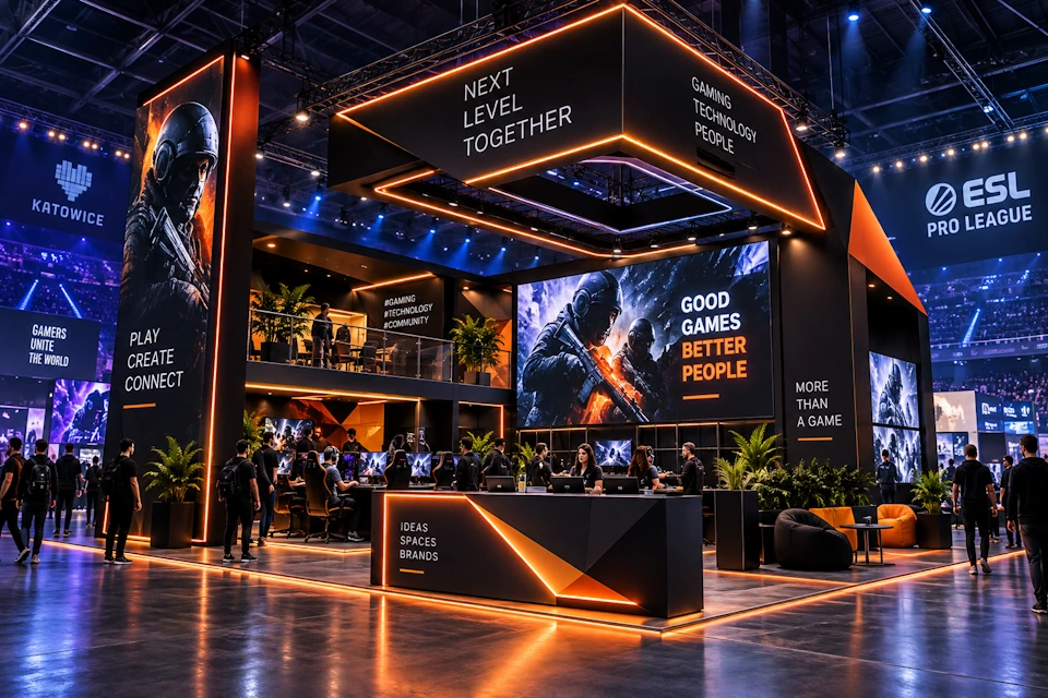 Stoisko targowe na ESL Pro League Katowice