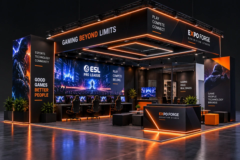 Stoisko targowe na ESL Pro League Katowice