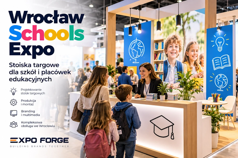 Stoisko targowe na Wrocław Schools Expo
