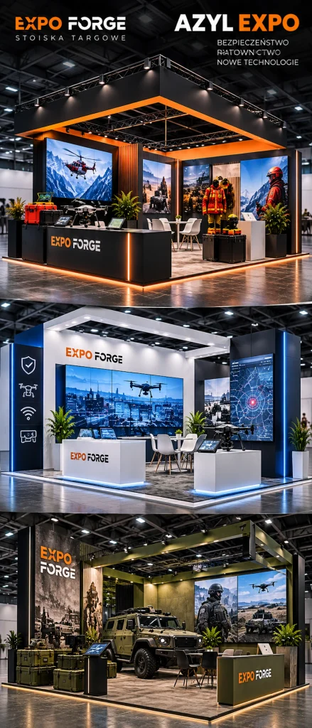 Stoisko targowe na AZYL EXPO w Łodzi