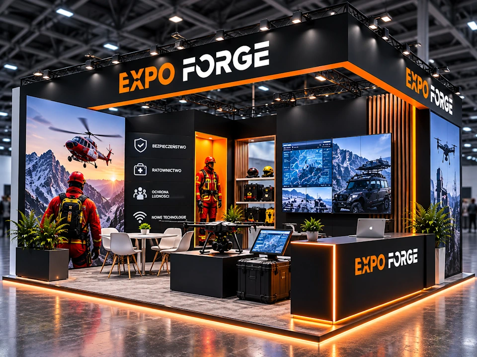 Stoisko targowe na AZYL EXPO w Łodzi