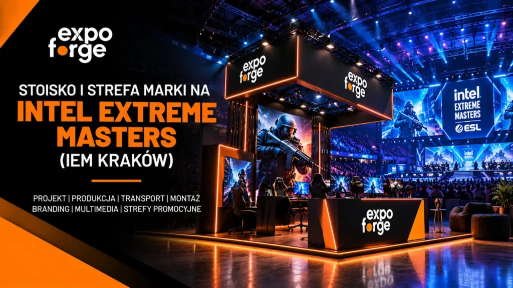 Stoisko i strefa marki na Intel Extreme Masters