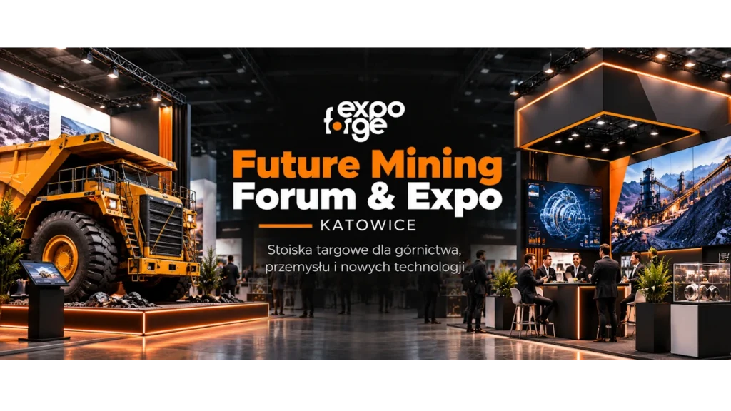 Stoisko targowe na Future Mining Forum & Expo w Katowicach