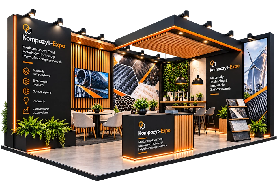 Stoisko targowe na KOMPOZYT-EXPO w Krakowie