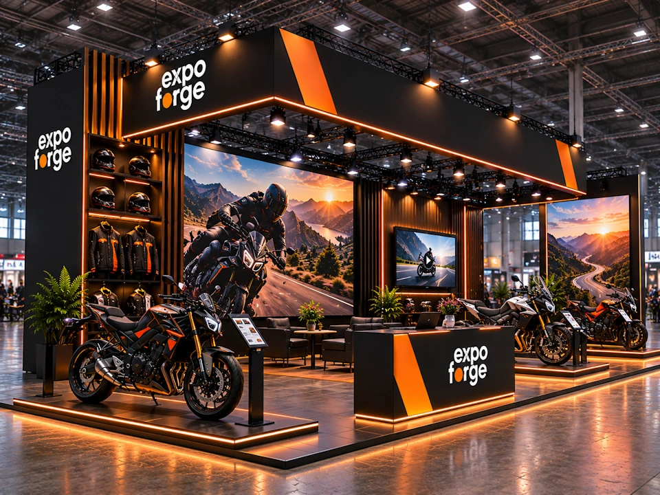Stoisko targowe na Wrocław Motorcycle Show