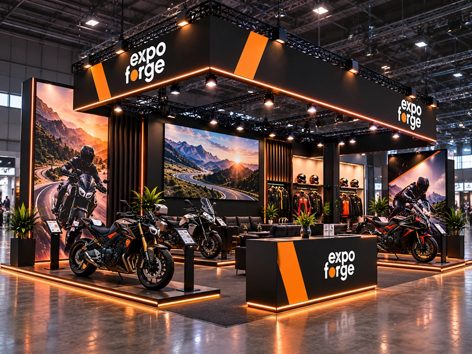 Stoisko targowe na Wrocław Motorcycle Show