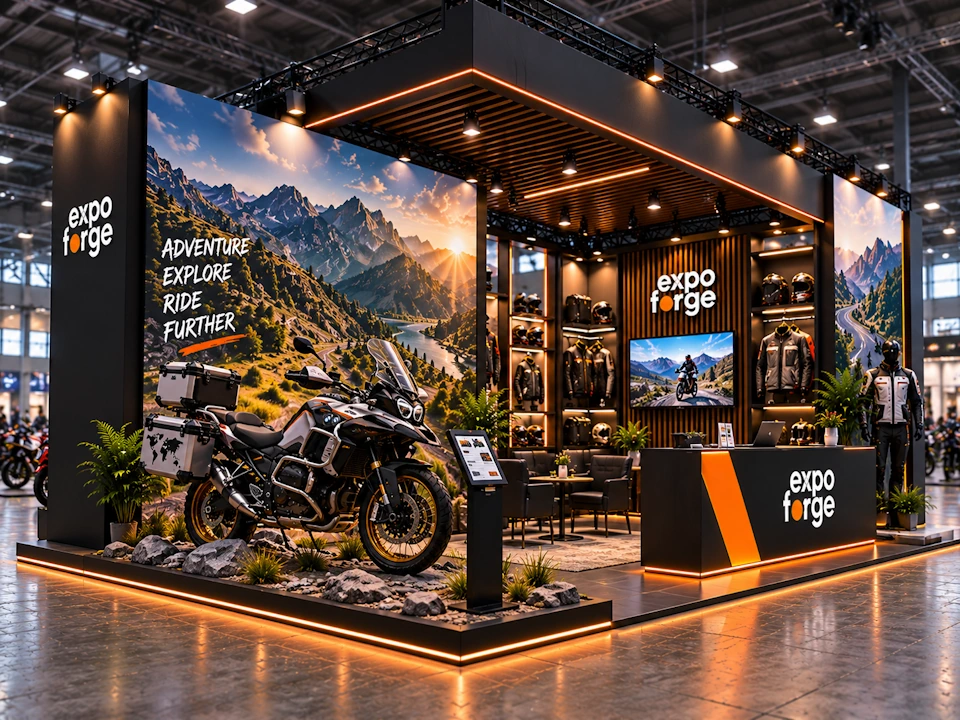 Stoisko targowe na Wrocław Motorcycle Show