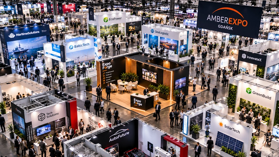 Stoiska targowe AMBEREXPO Gdańsk – projektowanie i zabudowa