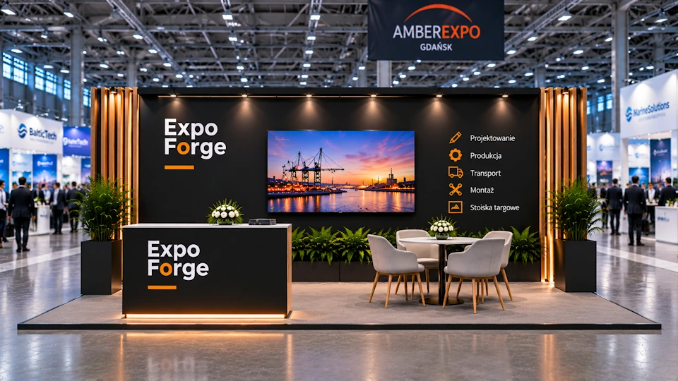 Stoiska targowe AMBEREXPO Gdańsk – projektowanie i zabudowa
