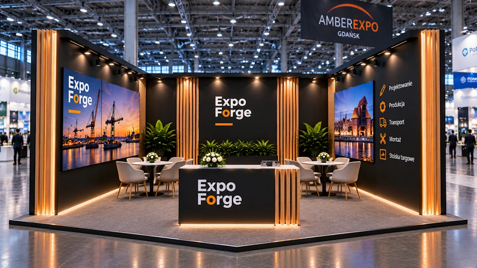 Stoiska targowe AMBEREXPO Gdańsk – projektowanie i zabudowa