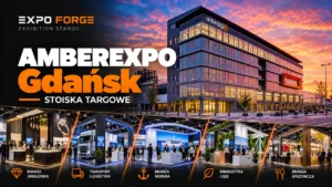 Stoiska targowe AMBEREXPO Gdańsk – projektowanie i zabudowa