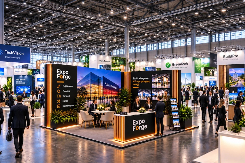 EXPO-Łódź – centrum targowe i kongresowe. Stoiska targowe.