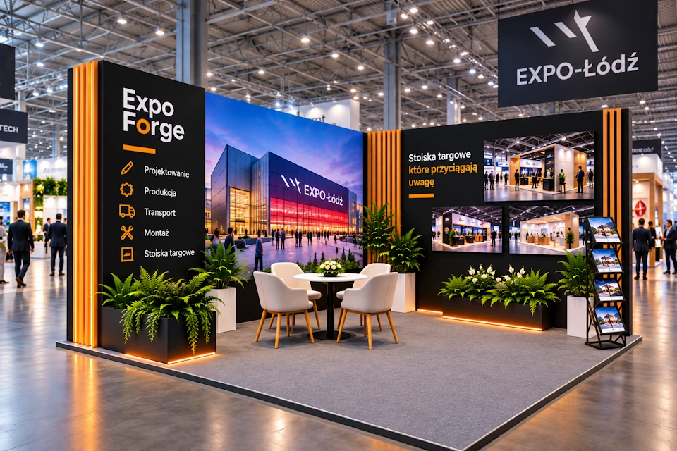 Stoiska targowe EXPO-Łódź – projektowanie i zabudowa