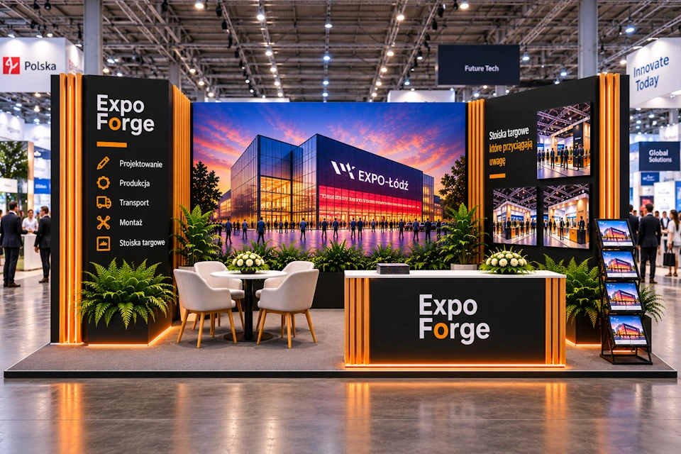 Stoiska targowe EXPO-Łódź – projektowanie i zabudowa