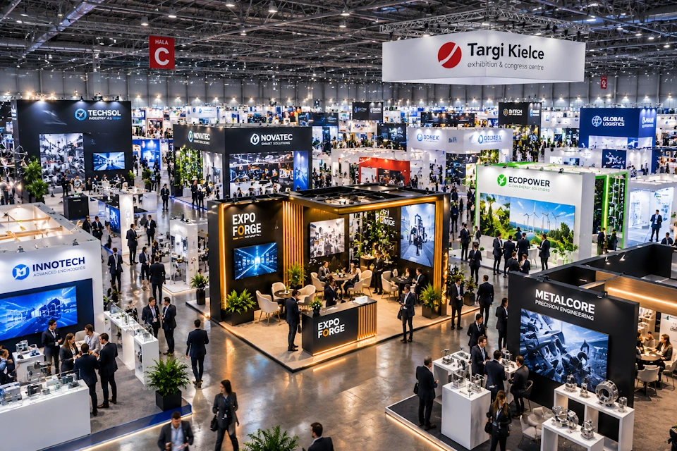 Stoiska targowe Targi Kielce. Projektowanie i zabudowa.