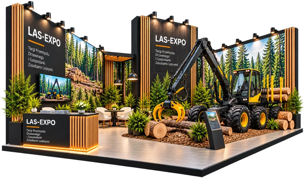 Stoisko targowe na LAS-EXPO w Kielcach