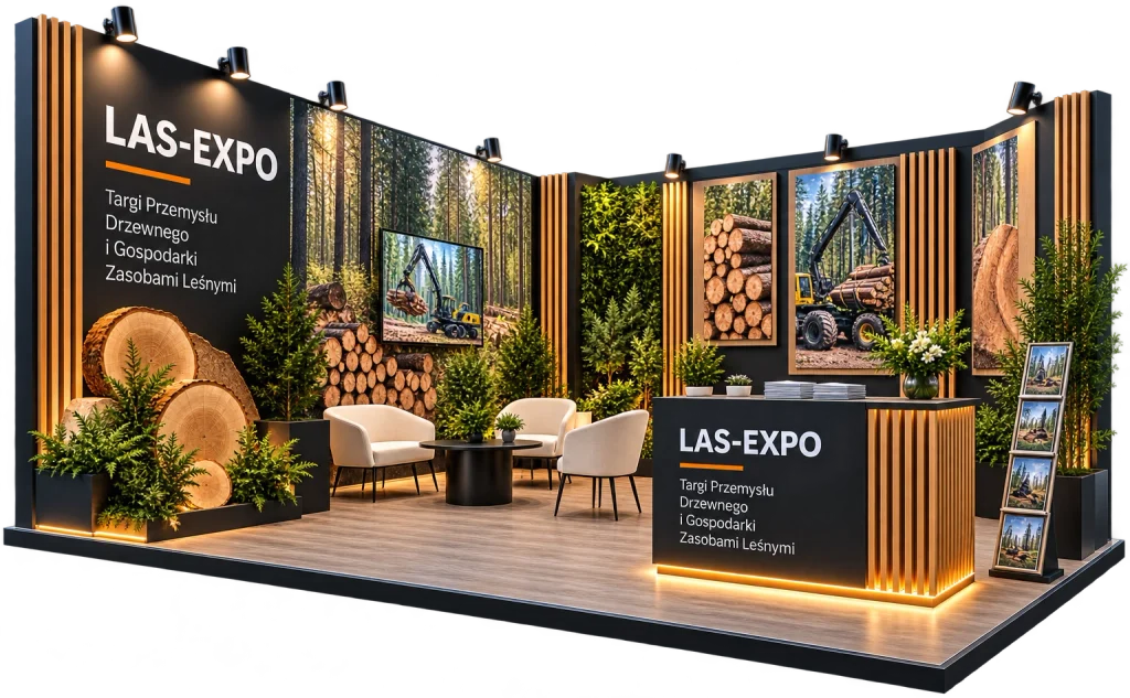 Stoisko targowe na LAS-EXPO w Kielcach