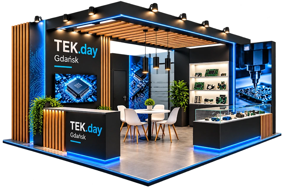 Stoisko targowe na TEK.day Gdańsk